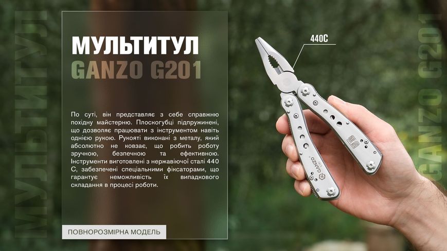 Мультитул Multi Tool Ganzo G201 44274 фото