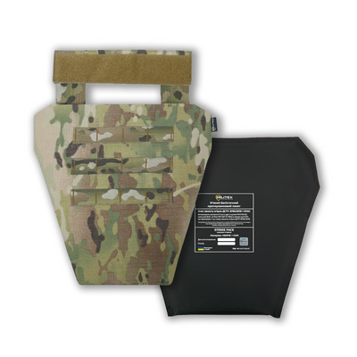 Захист паху Kiborg (напашник-фартух) з балістичним пакетом 1 клас захисту Militex cordura USA Multicam 17011 фото
