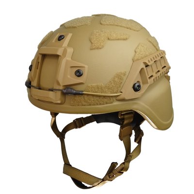 Кевларовый тактический шлем MICH NIJ IIIA класс койот (Дания) 7102-L фото