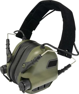 Тактичні навушники EARMOR M31 Olive з універсальним кріпленням 7038 фото