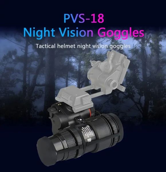 Прилад нічного бачення PVS-18A1 Night Vision із кріпленням FMA L4G24 на шолом 2132346131 фото