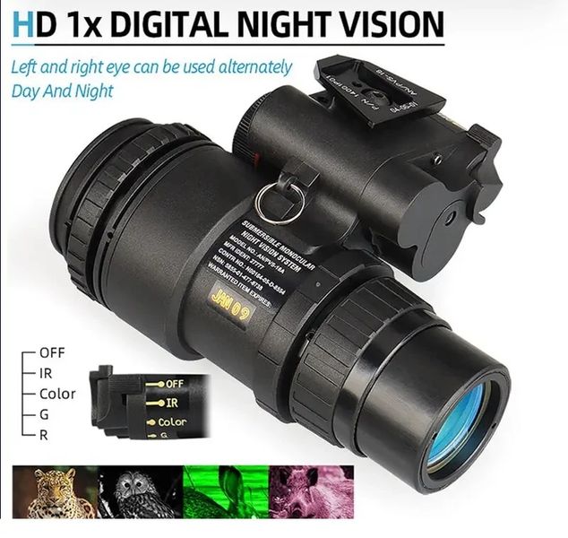 Прилад нічного бачення PVS-18A1 Night Vision із кріпленням FMA L4G24 на шолом 2132346131 фото