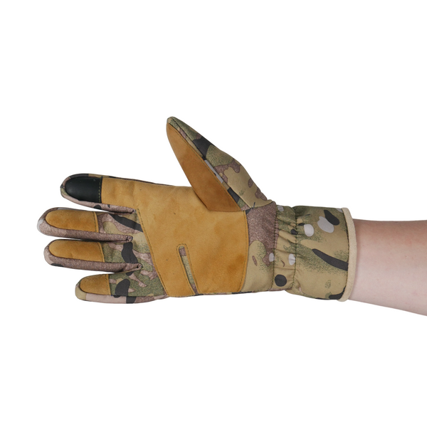 Тактичні зимові рукавиці Softshell мультикам 1612-S фото