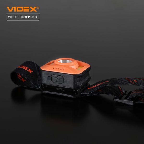 Налобний світлодіодний ліхтарик VIDEX VLF-H085-OR 400Lm 5000K VLF-H085-OR фото