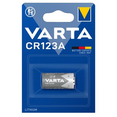 Батарейка літієва VARTA Lithium CR123A, 3V, bli 1 6205301401 фото