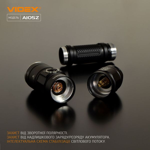 Портативний світлодіодний ліхтарик VIDEX VLF-A105Z 1200Lm 5000K VLF-A105Z фото