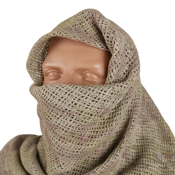 Маскувальний шарф-сітка Мультикам 1,10 х 1м 1223 фото
