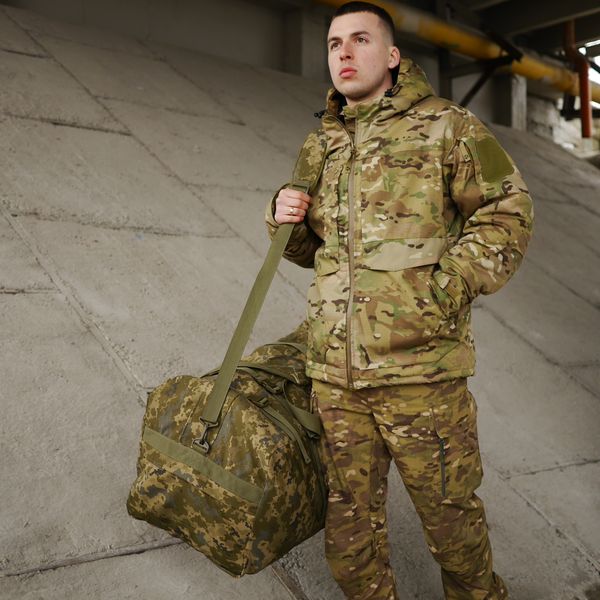 Сумка тактична Kiborg Military bag 130L Pixel 6044 фото