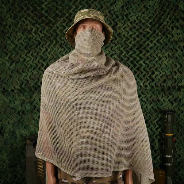 Маскувальний шарф-сітка Мультикам 2,20 х 1м 1220 фото