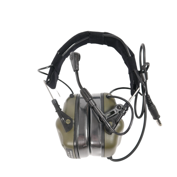 Тактичні навушники EARMOR M32 з універсальним кріпленням Олива 7016 фото