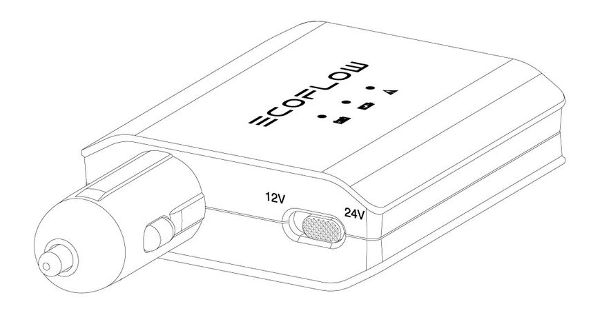 Адаптер EcoFlow Car Battery Charging 802 фото