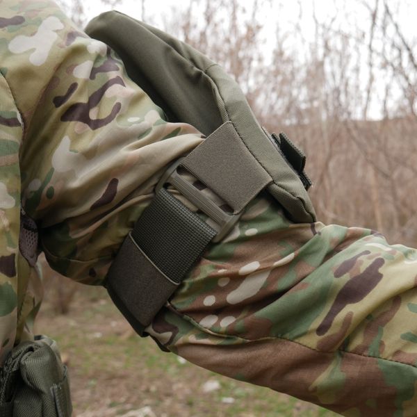 Защита плеч с баллистическим пакетом 1 класс защиты Militex Khaki 17019 фото