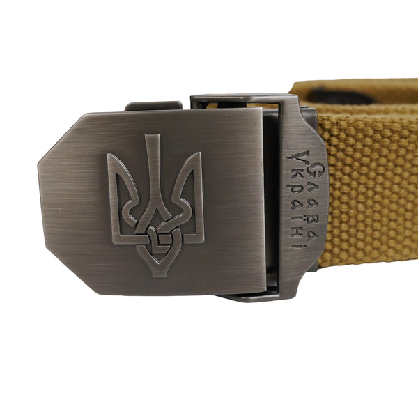 Ремінь тактичний Слава Україні Tactical Belt TY-6663 Койот 8050-К фото