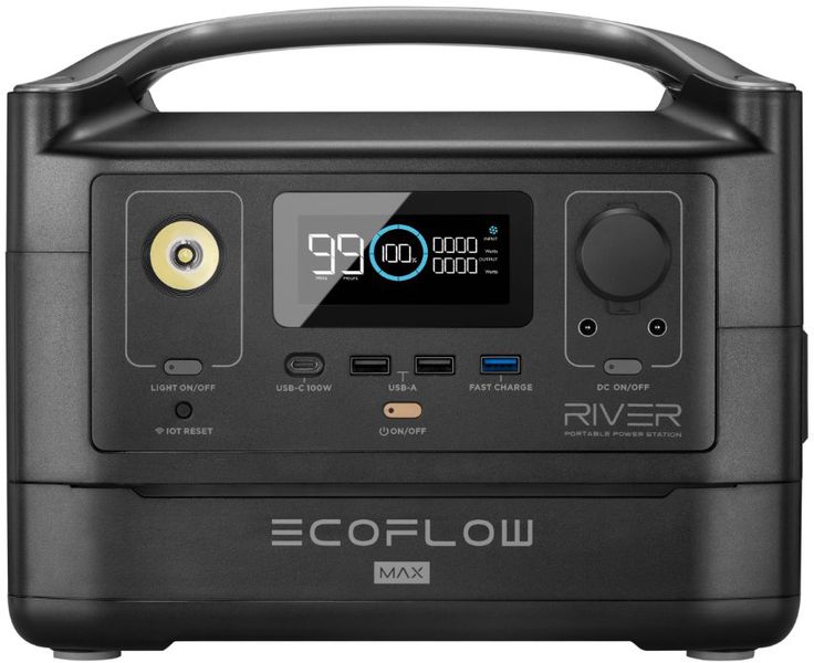 Зарядна станція EcoFlow RIVER Max (576 Вт·год) 693 фото
