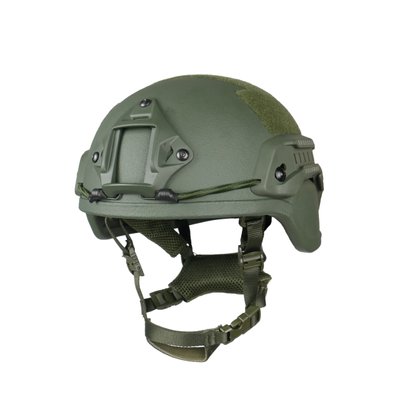 Шолом MICH 2000 з кріпленням Helmet PE NIJ IIIA.44 Хакі 7028 фото