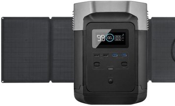 Комплект EcoFlow DELTA + 4*110W Solar Panel 733 фото