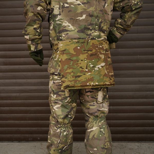 Тактичний каремат-сидушка Kiborg XL Кордура мультикам 8405 фото