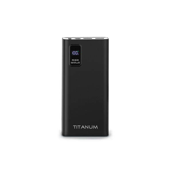 Повербанк TITANUM 727S 20000mAh 22.5W Black TPB-727S-B фото