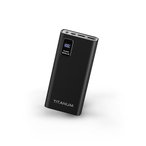 Повербанк TITANUM 727S 20000mAh 22.5W Black TPB-727S-B фото