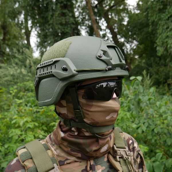 Шолом MICH 2000 Helmet PE NIJ IIIA хакі M 7053-M фото