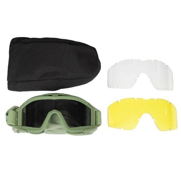 Захисні тактичні окуляри-маска Daisy зі змінним склом 7040 фото