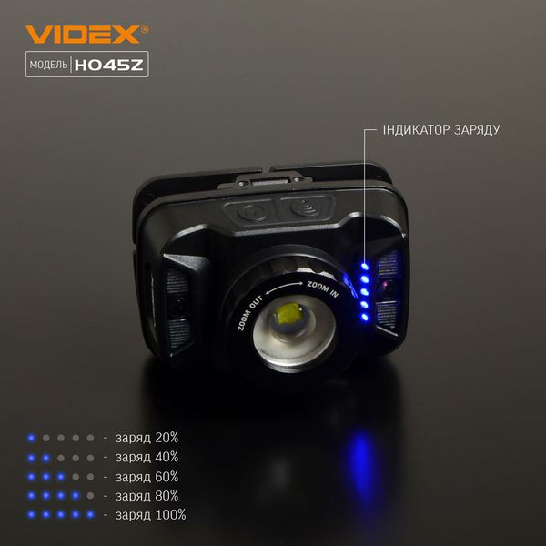 Налобный светодиодный фонарик VIDEX VLF-H045Z 270Lm 5000K VLF-H045Z фото