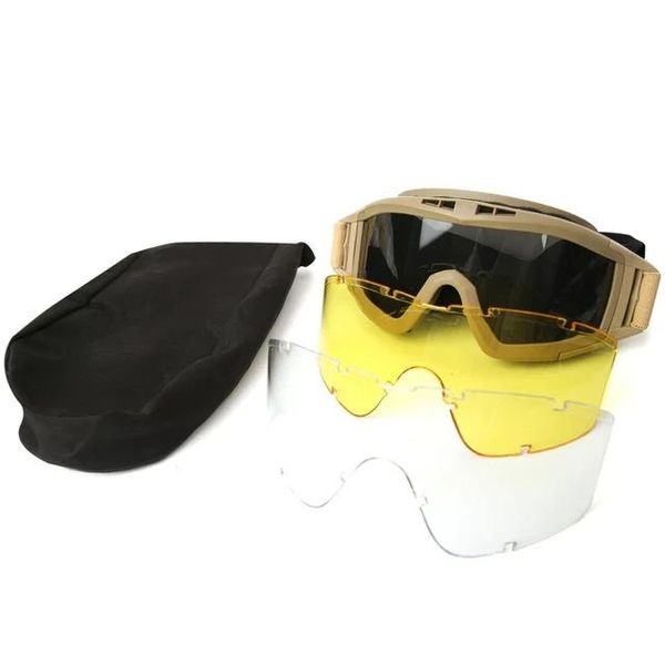 Защитные тактические очки-маска Daisy со сменными стеклами 7040 фото