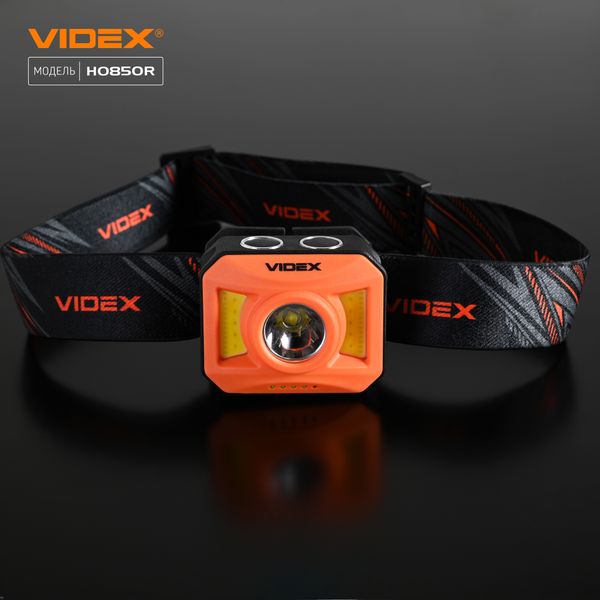 Налобный светодиодный фонарик VIDEX VLF-H085-OR 400Lm 5000K VLF-H085-OR фото