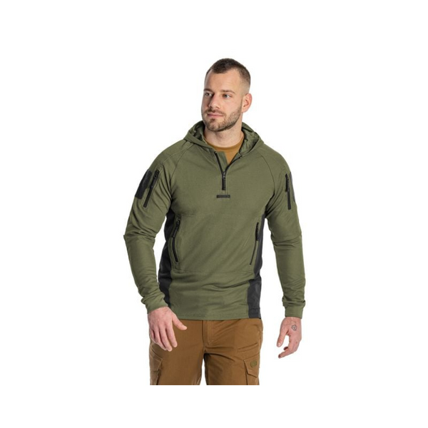 Кофта тактична Helikon-Tex RANGE HOODIE - TopCool, оливковий, розмір S 67288 фото