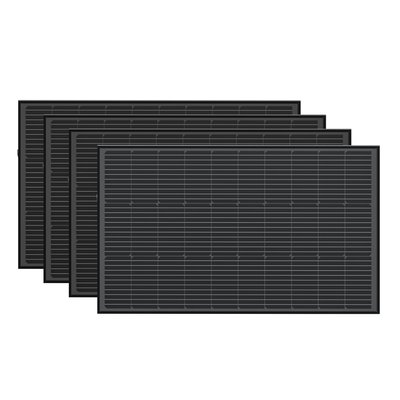 Набір сонячних панелей EcoFlow 4*100 Solar Panel Стаціонарні 813 фото