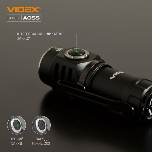 Портативный светодиодный фонарик VIDEX VLF-A055 600Lm 5700K VLF-A055 фото