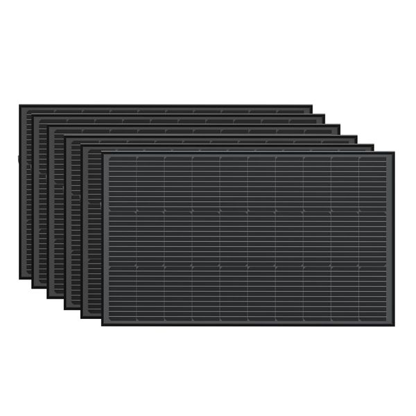 Набір сонячних панелей EcoFlow 6*100 Solar Panel Стаціонарні 814 фото