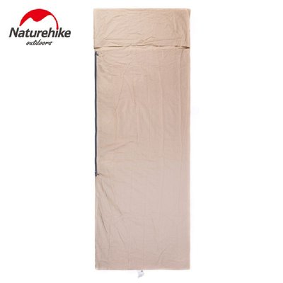 Подкладка для спального мешка Naturehike NH15S012-D (размер M), хлопок, бежевый 65520 фото