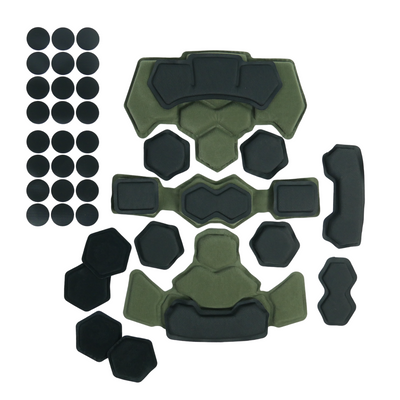 Улучшенные противоударные подушки для шлема GEN.4 Хаки 7095-О фото