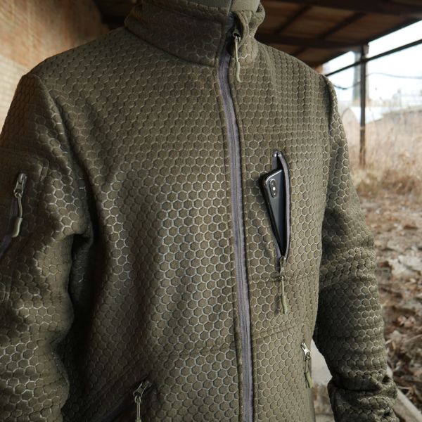 Флісова кофта Militex Windblock Tactical Khaki mod. 4 1239-S фото