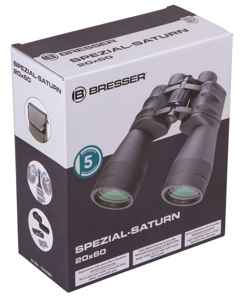Бінокль Bresser Spezial-Saturn 20x60 + адаптер для штатива 1552060 фото