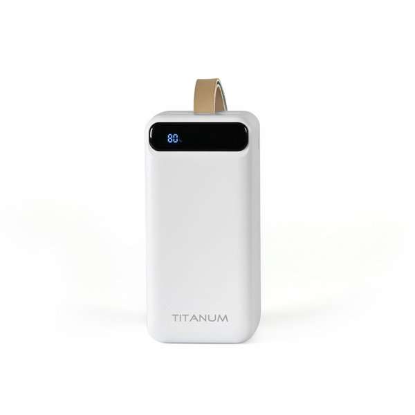 Повербанк 50000mAh TITANUM 741S 22.5W White TPB-741S-W фото