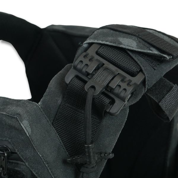 Плитоноска Kiborg GU gen.2+ съемная панель с 3-мя подсумками под 1 магазин черный мультикам 77003 фото