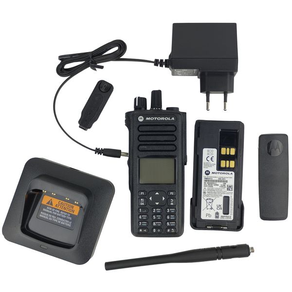 Професійна цифрова портативна рація Motorola DP4800e UHF Li-Ion 2450 мАг (MDH56RDN9VA1AN) 25340 фото