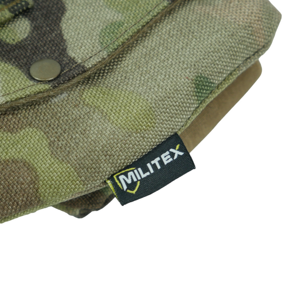 Захист паху (напашник) потрійний з балістичним пакетом 1 клас захисту Militex cordura USA Multicam 17005 фото