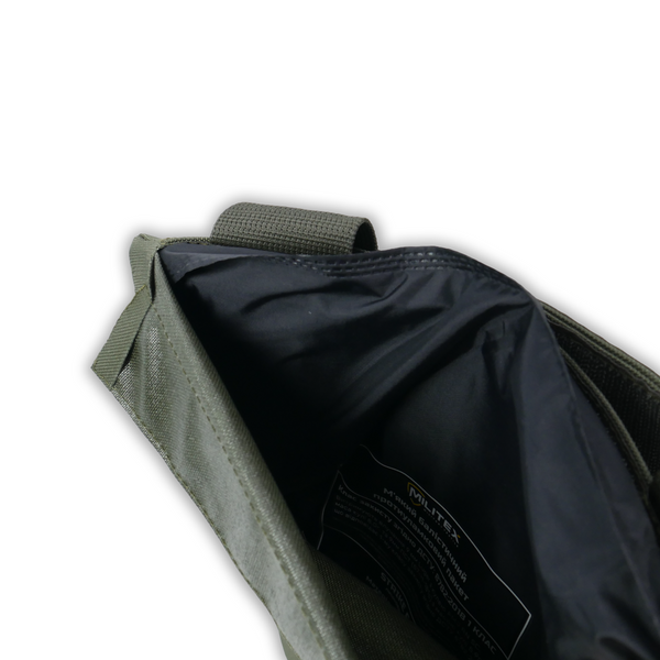 Защита паха Kiborg (напашник-фартук) с баллистическим пакетом 1 класс защиты Militex Khaki 17025 фото
