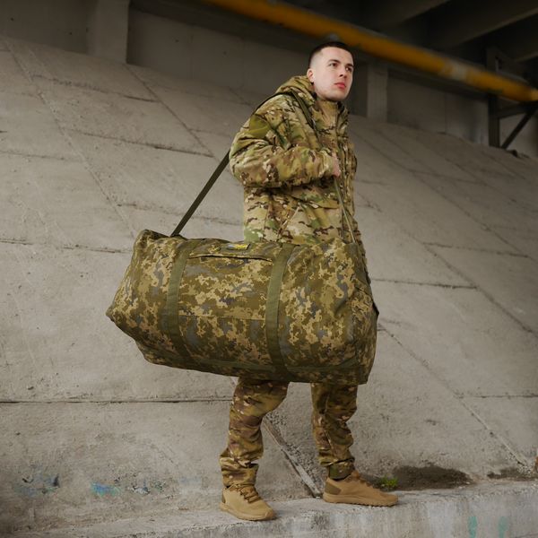 Сумка тактическая Kiborg Military bag 130L Pixel 6044 фото