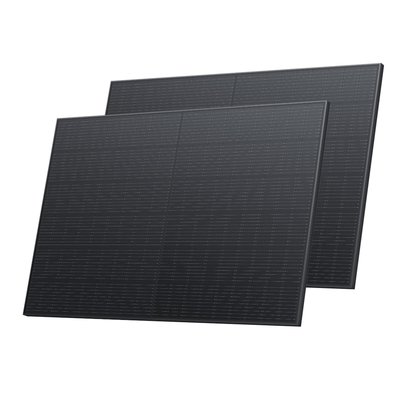 Набір сонячних панелей EcoFlow 2*400 Solar Panel Стаціонарні 810 фото