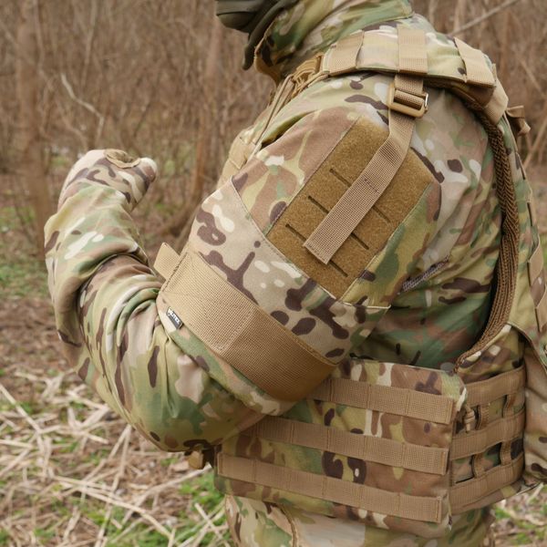 Захист плечей з балістичним пакетом 1 клас захисту Militex Multicam 17006 фото