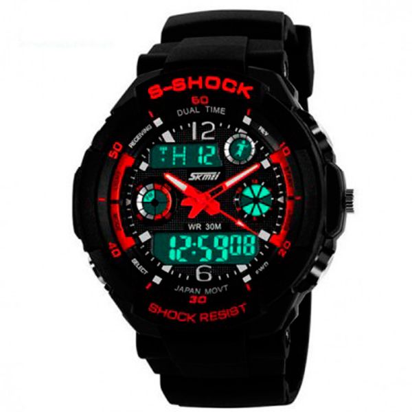 Skmei S-Shock Red 0931R 53500 фото