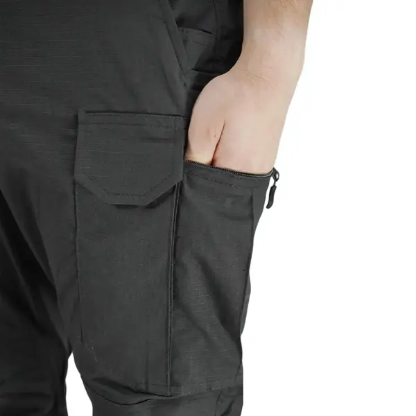 Костюм тактичний Rip-Stop FS чорний (убакс + штани)