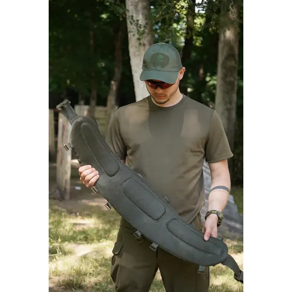Пояс РПС Kiborg R-3 GEN.2 (S) Khaki з балістичним пакетом 2 клас захисту Militex