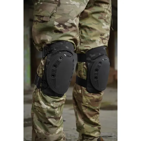 Наколенники Kiborg USA tactical черный мультикам