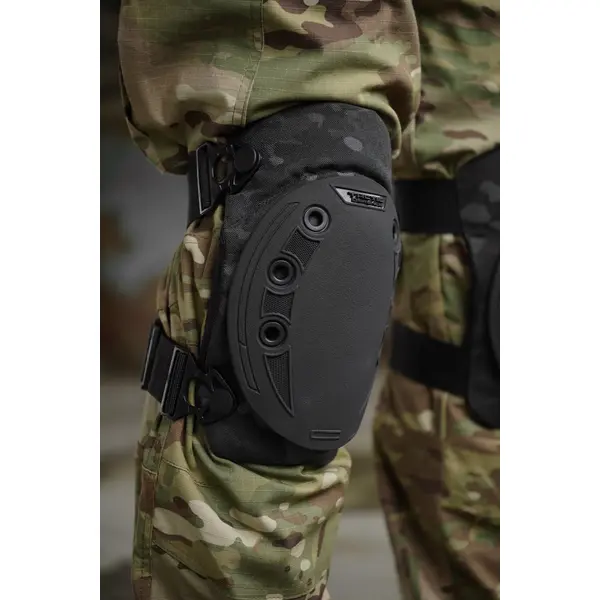 Наколенники Kiborg USA tactical черный мультикам