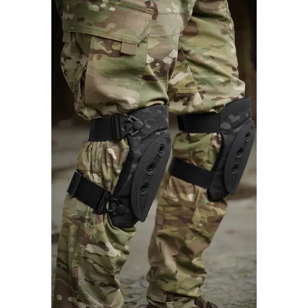Наколенники Kiborg USA tactical черный мультикам